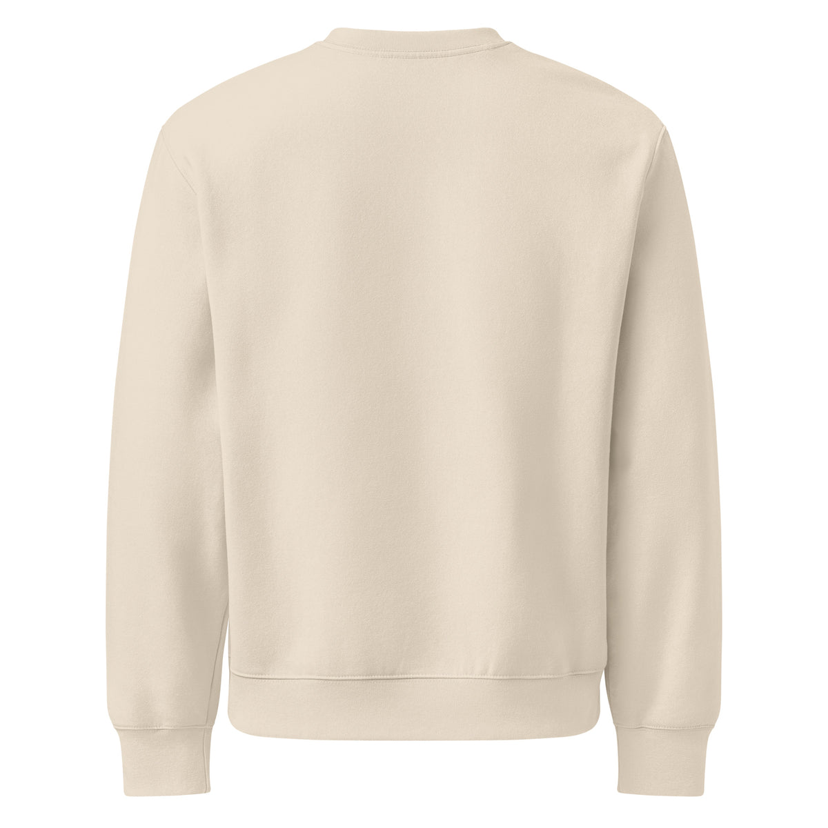 Cancer zodiac oversized sweatshirt in dust, back view