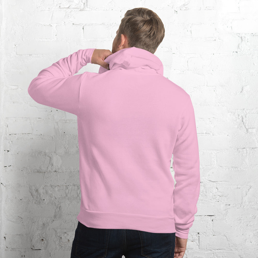 Cancer zodiac hoodie in lilac, back view