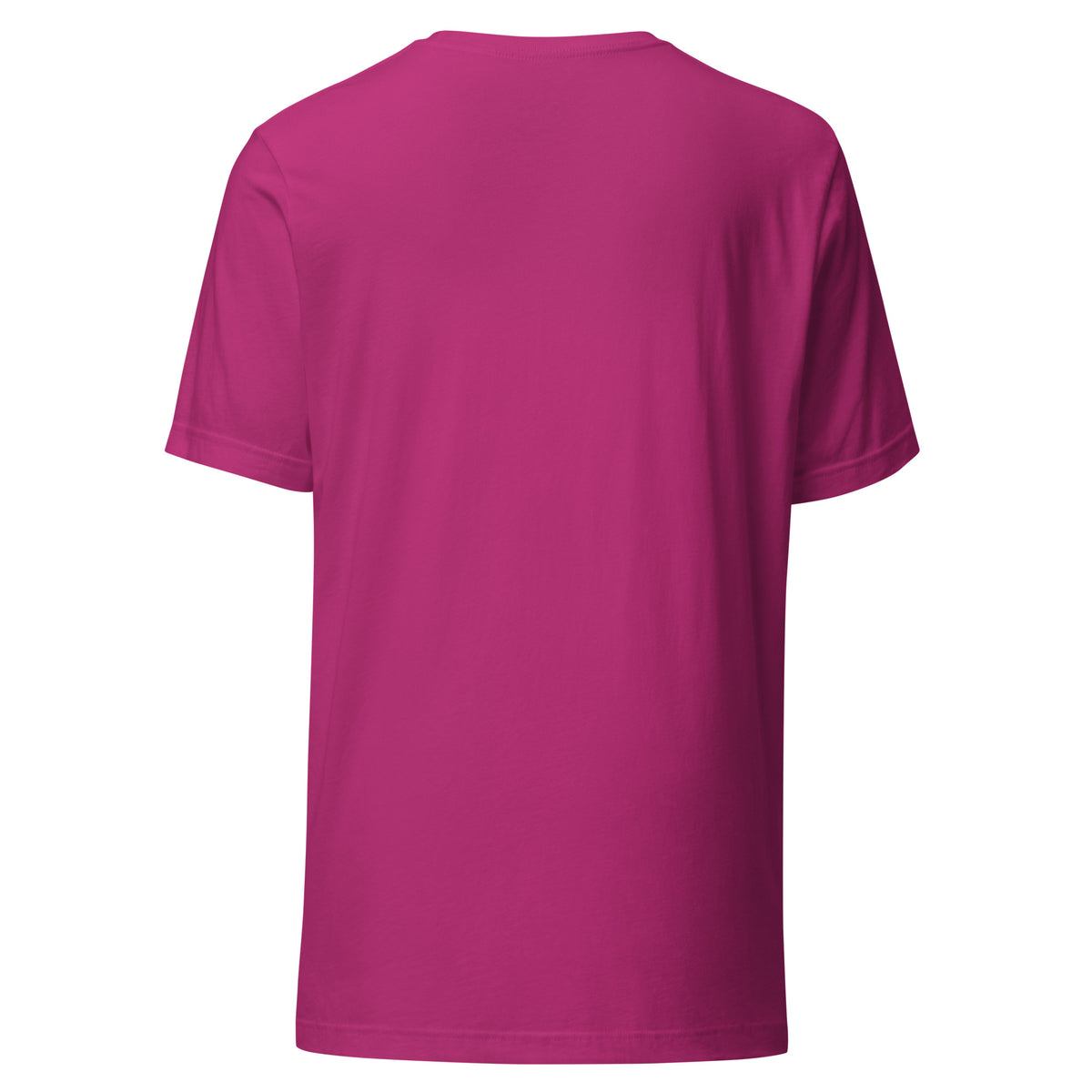 Add A Little Chaos unisex t-shirt in berry, back view