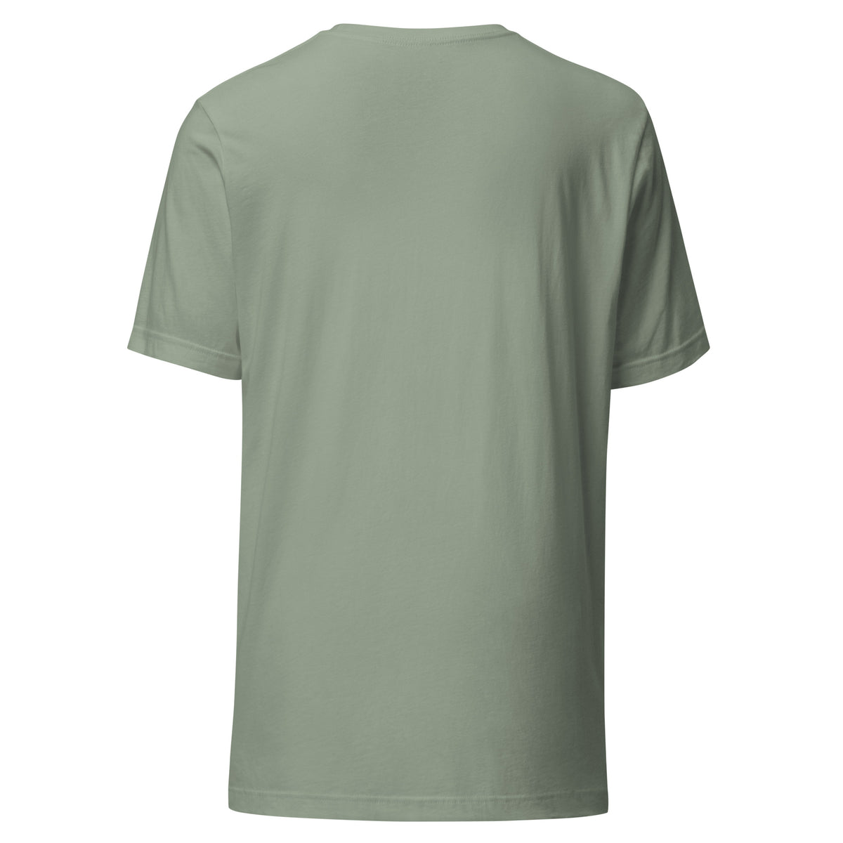 My Apothecary Has Trust Issues unisex t-shirt in sage, back view